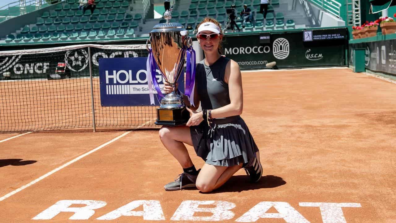 Joint is jumping as Aussie tennis teen wins first title