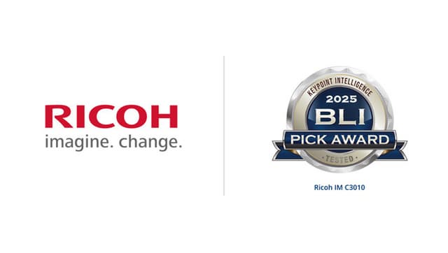 Ricoh IM C3010 Wins 2025 Pick Award from Keypoint Intelligence