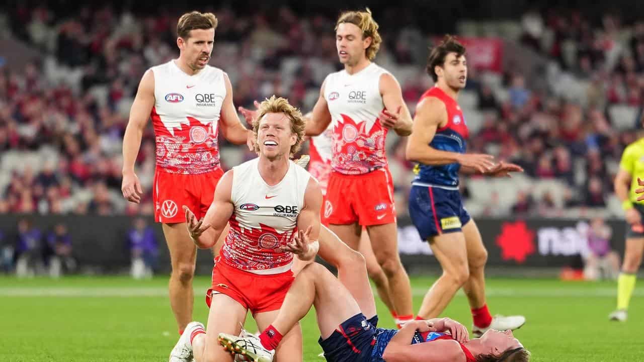 Mills banned for one game, adding to Swans' AFL woes