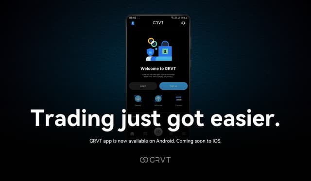 The GRVT Android App Is Available on Google Play Store Now