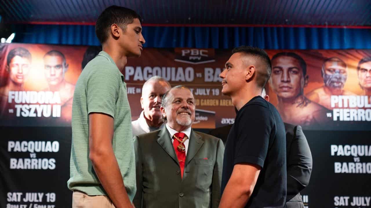 'We throw down': Tszyu-Fundora rematch on Pacquiao card