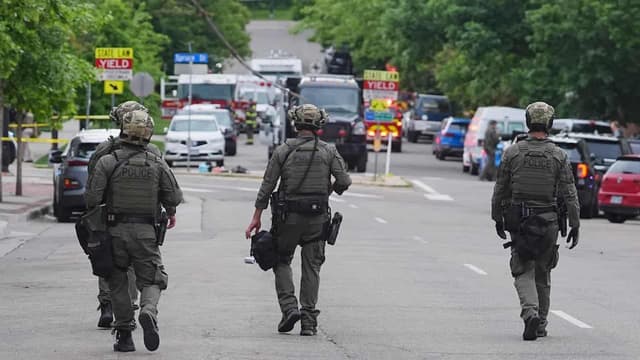 'Terror attack', eight hurt by makeshift flamethrower