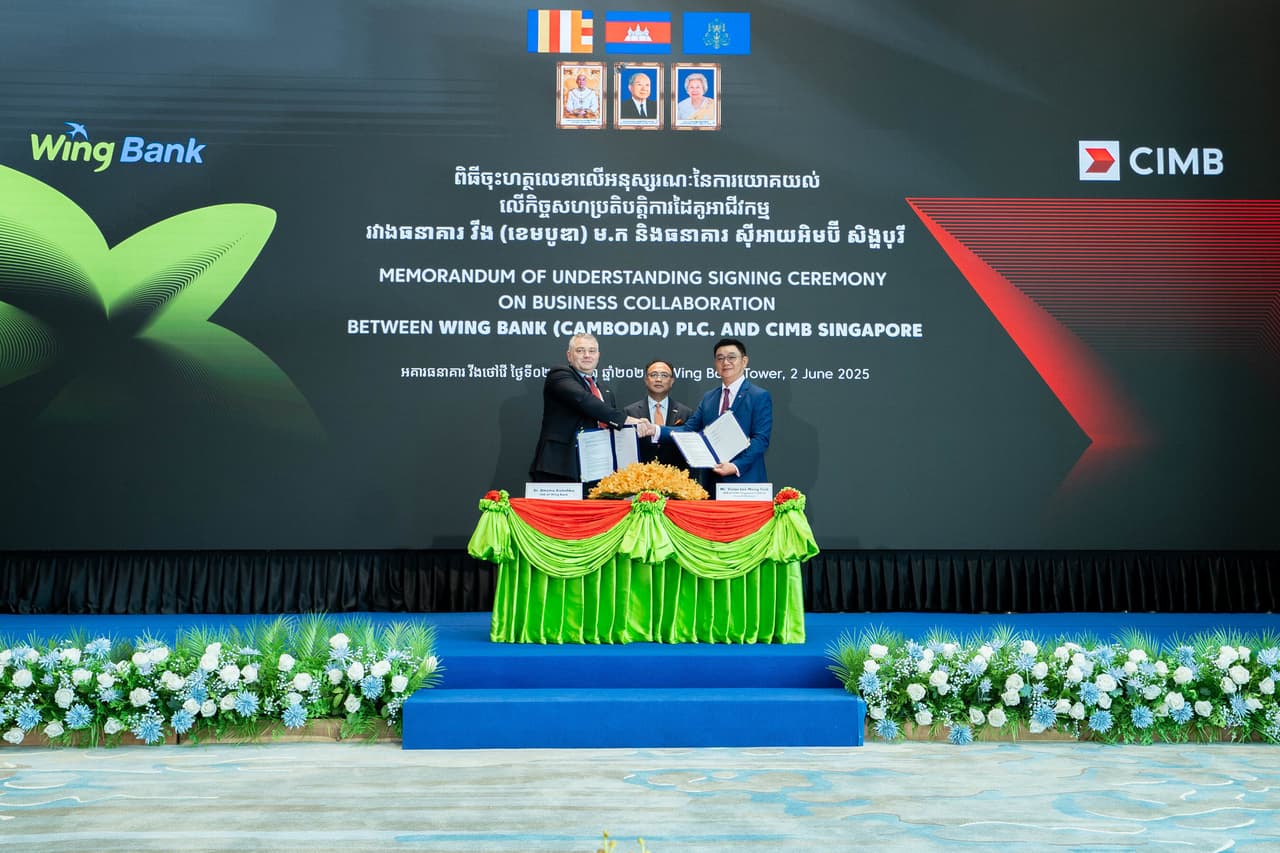 CIMB Singapore and Wing Bank Forge Strategic Partnership to Boost Cross-Border Financial Services Between Singapore and Cambodia