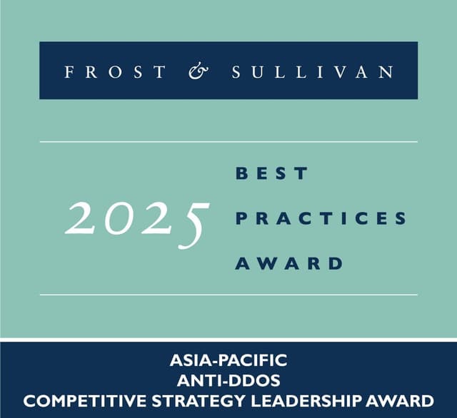 NSFOCUS Receives Frost & Sullivan's 2025 Asia-Pacific Competitive Strategy Leadership Award for Excellence in Anti-DDoS Protection