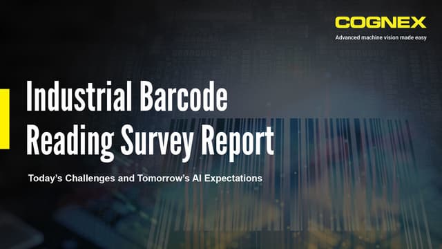 Manufacturers and Logistics Providers Embrace AI for Enhanced Barcode Reading Performance