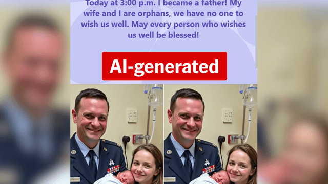 Congratulations, your new baby looks just like ... an AI scam
