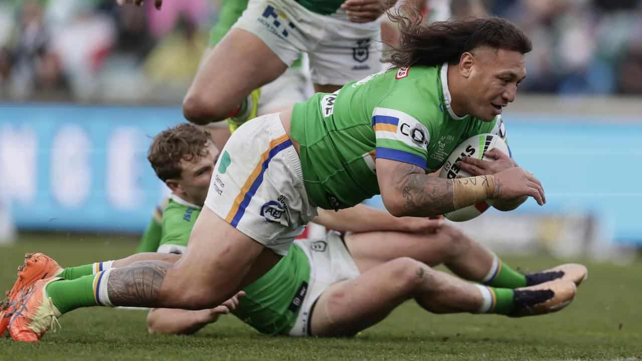 Milestone Papalii double lifts Raiders over Souths