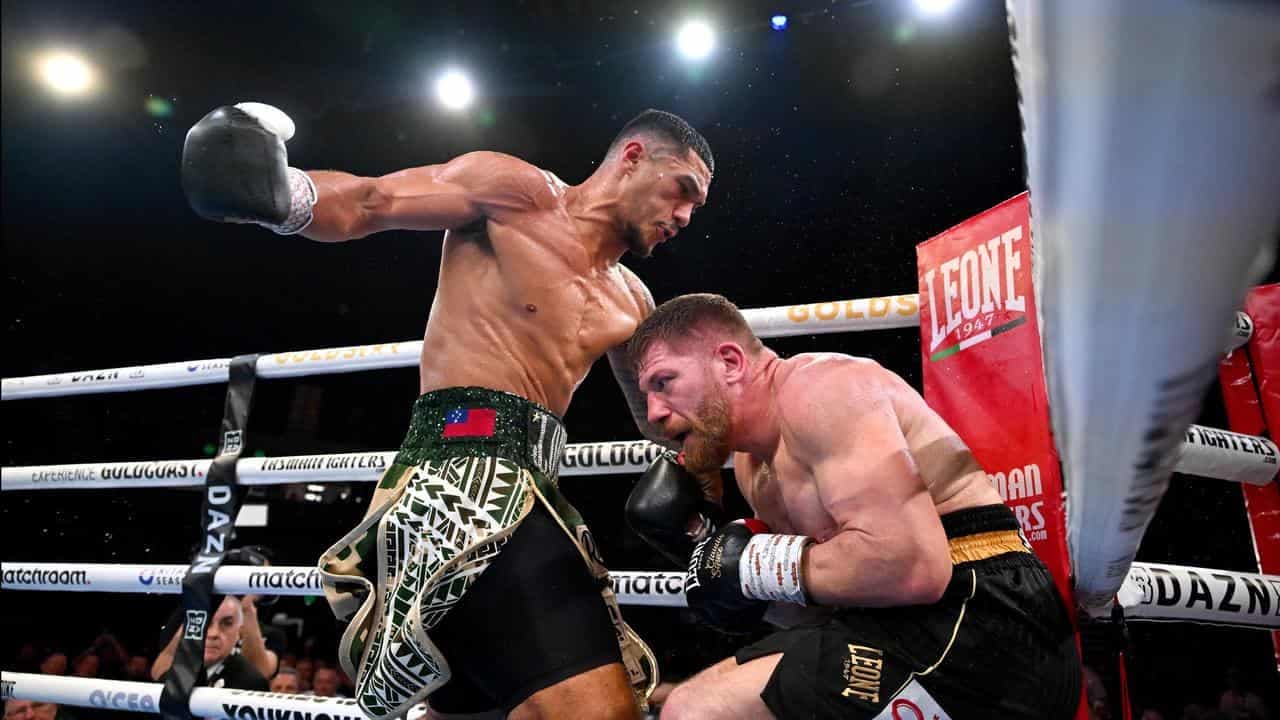 'Let's get it on': Opetaia message after brutal defence