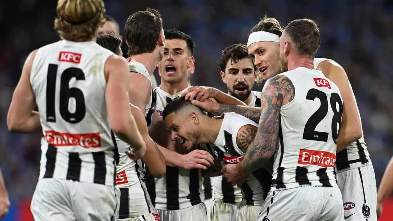 High-flying Magpies won't shift AFL finals focus