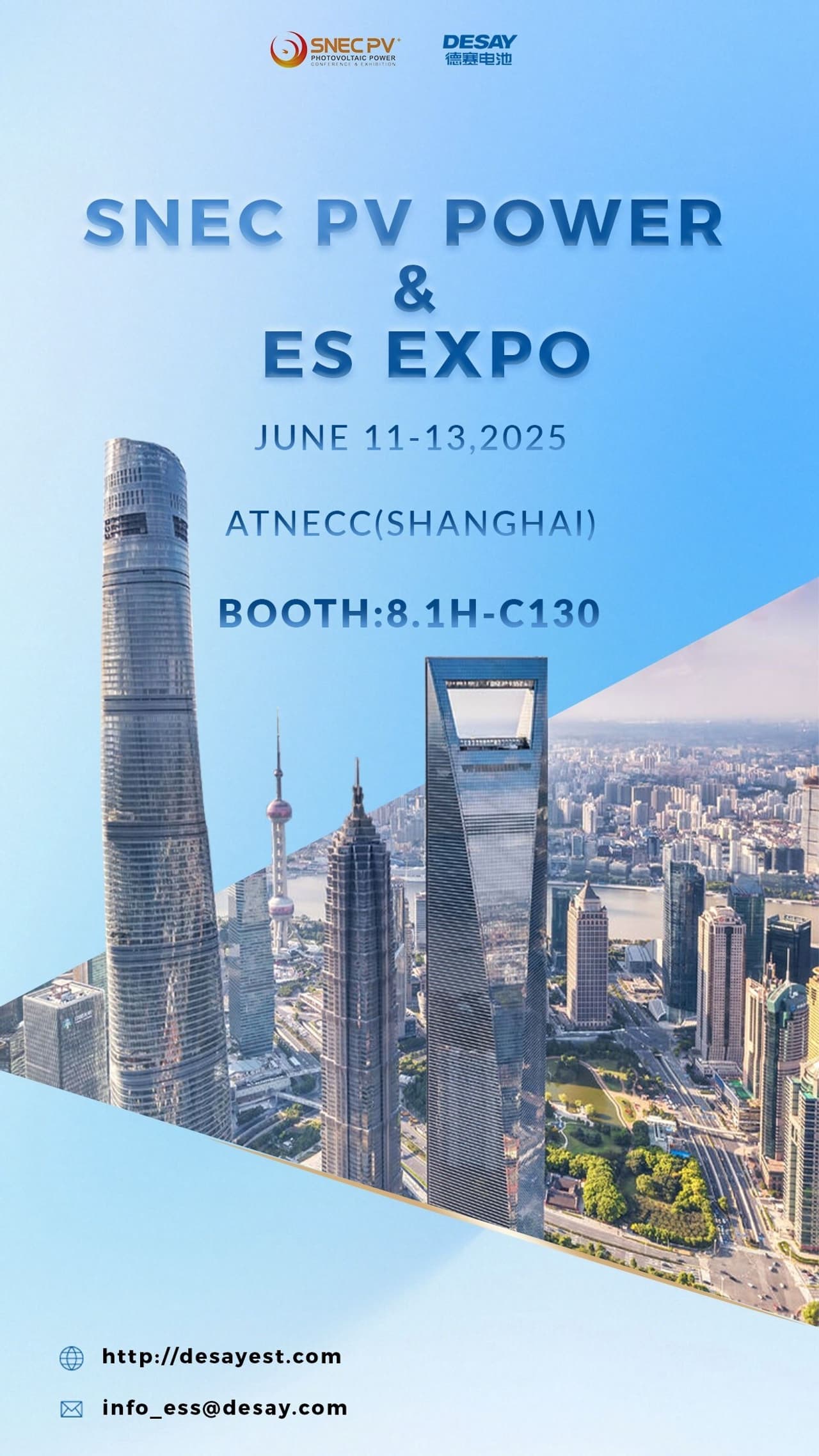 Desay Battery Unveils Innovative Energy Storage Solutions at SNEC PV+ Expo, Announces Strategic Partnership with Turkish Energy Leader Demir Enerji