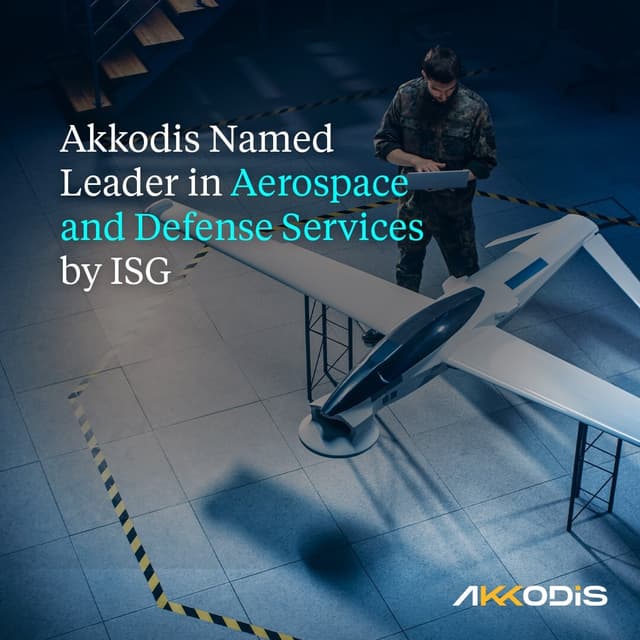 Akkodis named a leader in aerospace & defense services and solutions by ISG