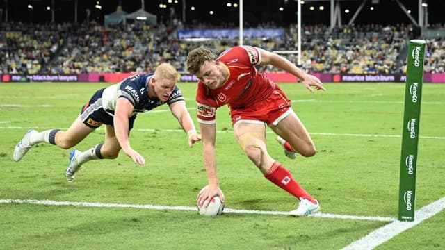 Bostock's four tries fire Dolphins to destroy Cowboys