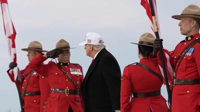 Trump arrives for G7 amid trade, political tensions