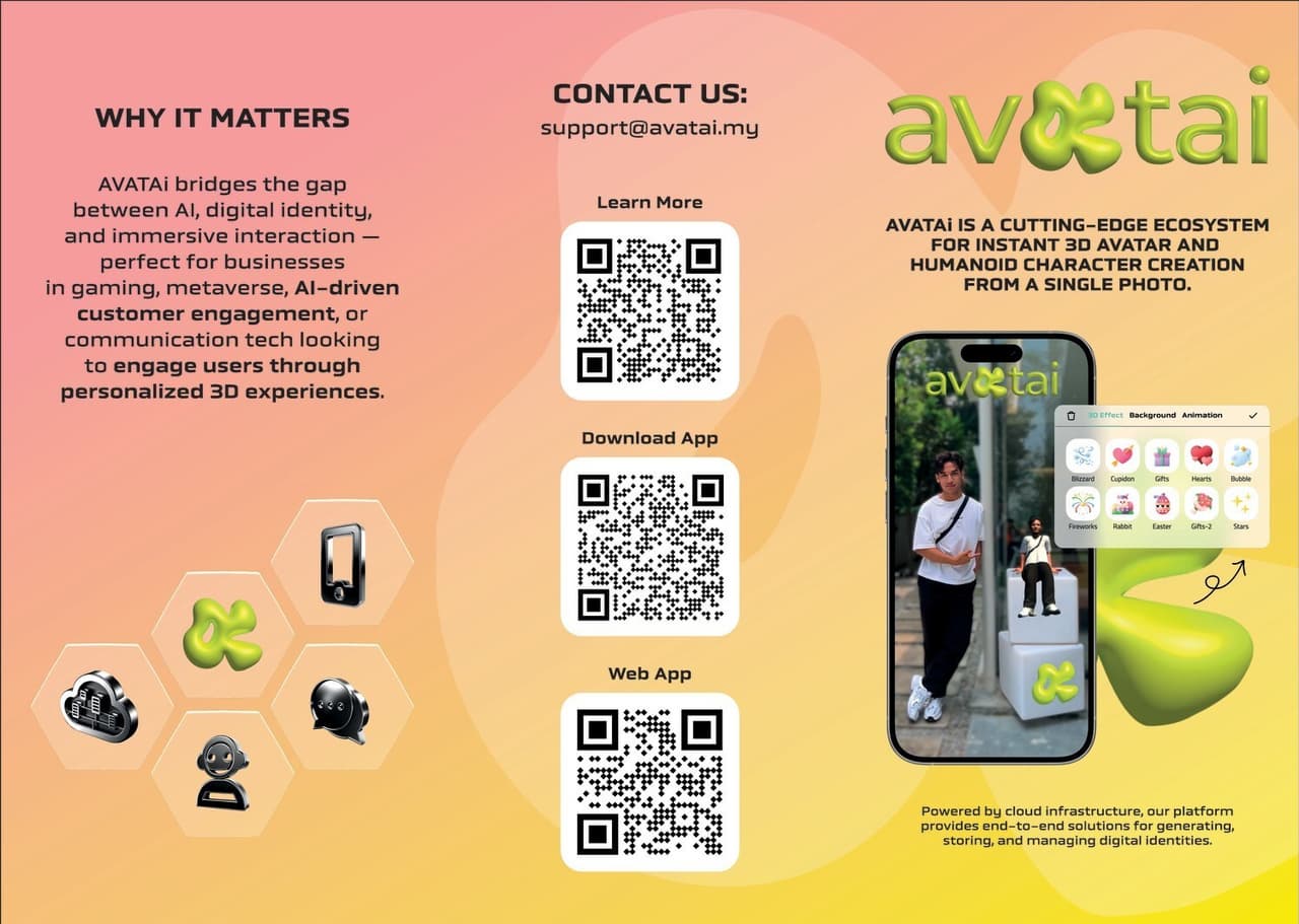 AVATAi Launches Enterprise-Ready 3D Avatar Cloud Platform at SuperAI Singapore 2025