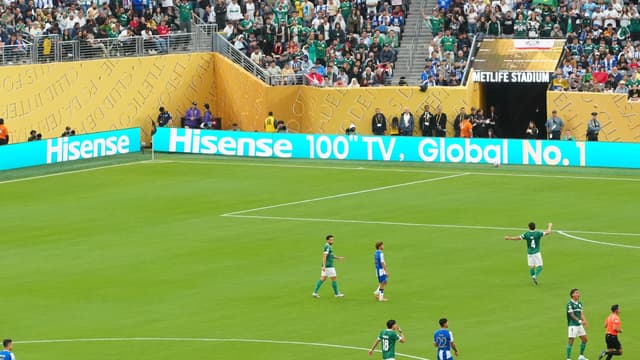 Hisense Showcases Market Leadership as "HISENSE 100" TV, GLOBAL No.1" Appears at FIFA Club World Cup 2025™ Stadiums