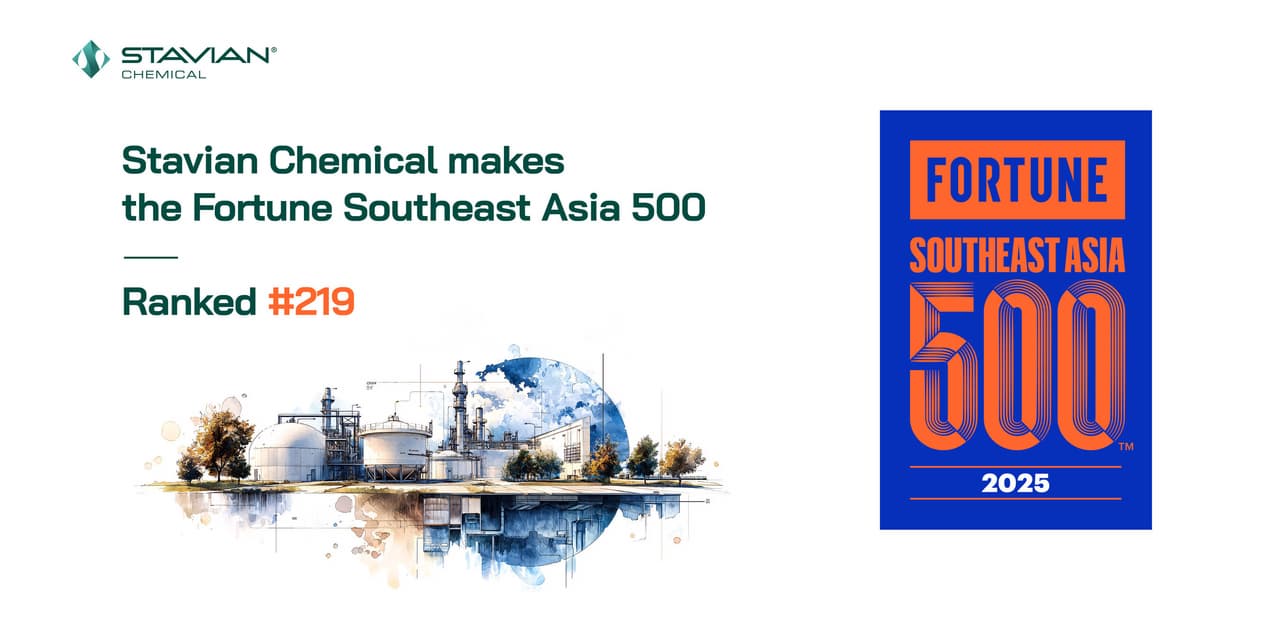 Stavian Chemical Named to 2025 Fortune Southeast Asia 500 List