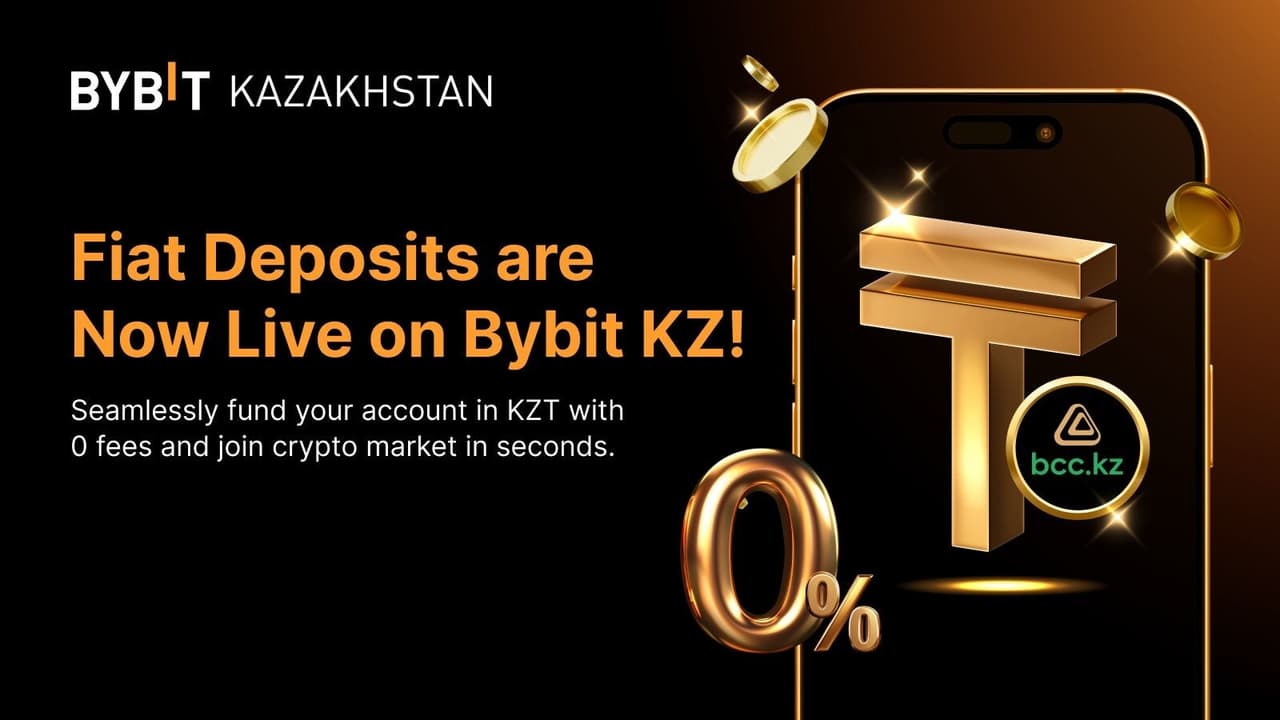 Bybit Kazakhstan and Bank CenterCredit Launch Direct Fiat Channel to Boost Local Crypto Accessibility