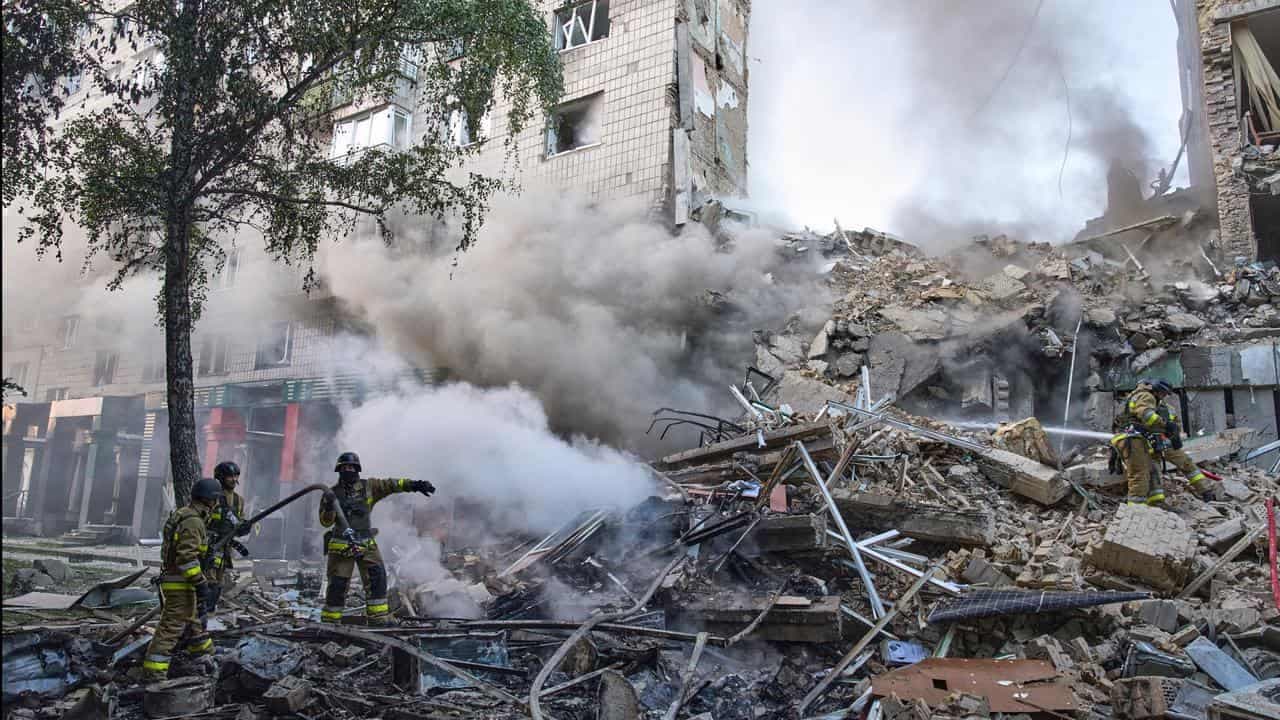 Zelenskiy urges pressure on Russia after Kyiv strike