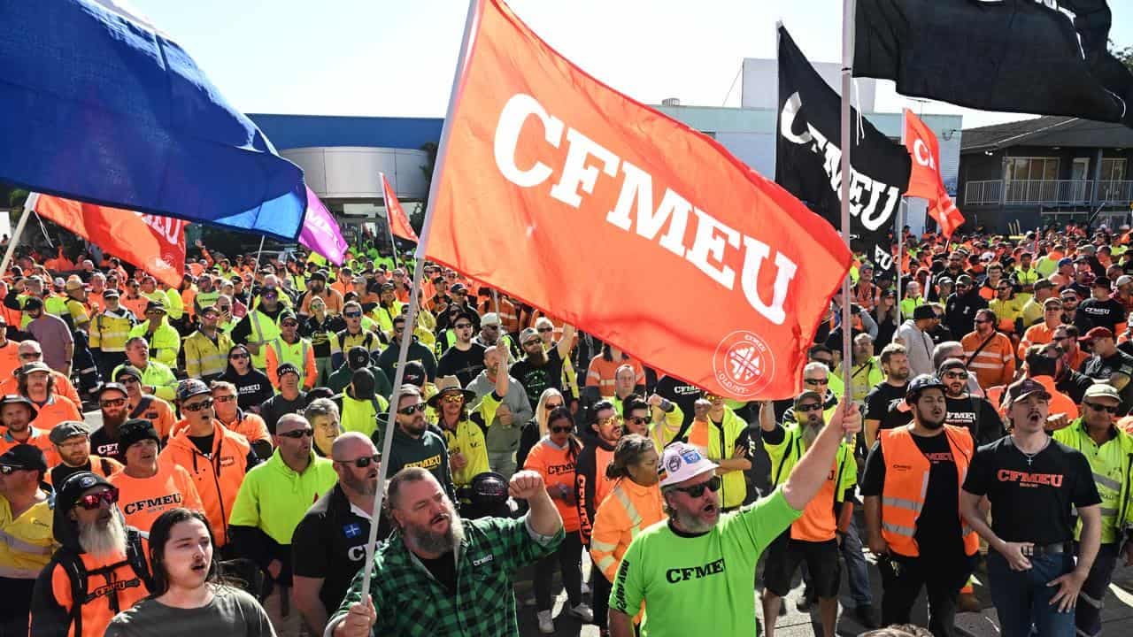 Defiant CFMEU launches protests over court decision