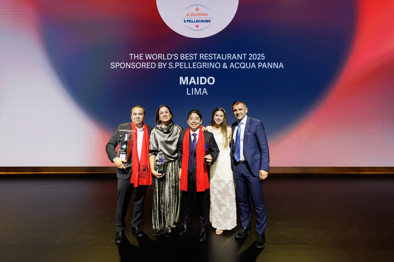 MAIDO, LIMA, IS NAMED NO.1 IN THE LIST OF THE WORLD'S 50 BEST RESTAURANTS 2025