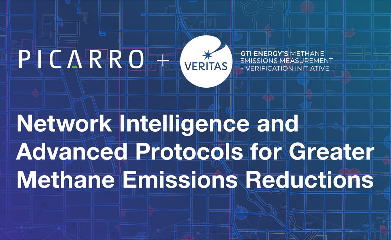 Picarro and GTI Energy Extend Partnership through the Veritas Initiative to Further Reduce Methane Emissions in the Natural Gas Industry