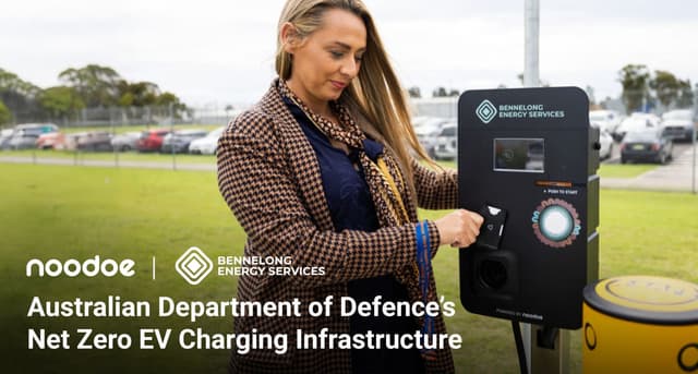Australian Department of Defence Taps Noodoe to Deliver Net Zero EV Charging Infrastructure