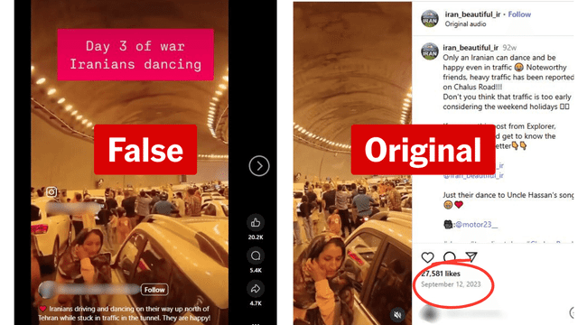 Deceptive footage fuels Iran-Israel conflict narratives