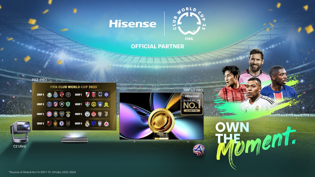 Hisense Highlights Flagship Display Products During FIFA Club World Cup 2025™, Bringing Joyful Moments to Every Home