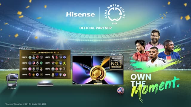 Hisense Highlights Flagship Display Products During FIFA Club World Cup 2025™, Bringing Joyful Moments to Every Home