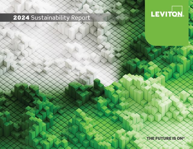 Leviton Reduces GHG Emissions by 37% since 2021, Advancing toward Carbon Neutrality by 2030