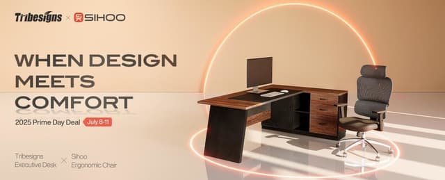 Tribesigns and Sihoo Unveil Co-Branded Furniture Promotions to Elevate Home Office Working Experience on Prime Day