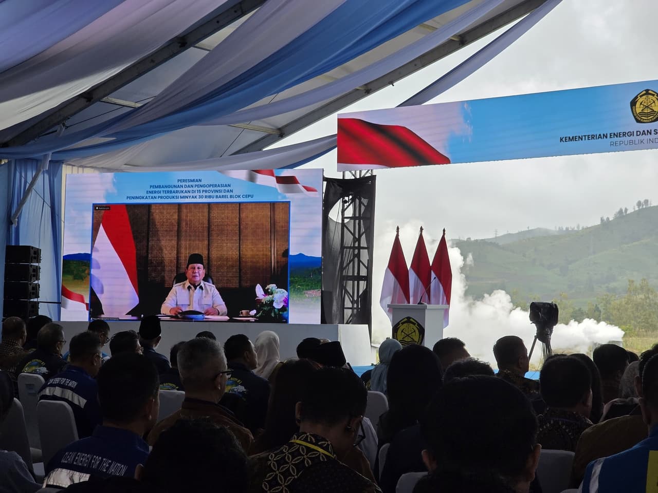 President Prabowo Inaugurates Ijen Geothermal Power Plant, A Renewable Energy Project Supported by PT SMI