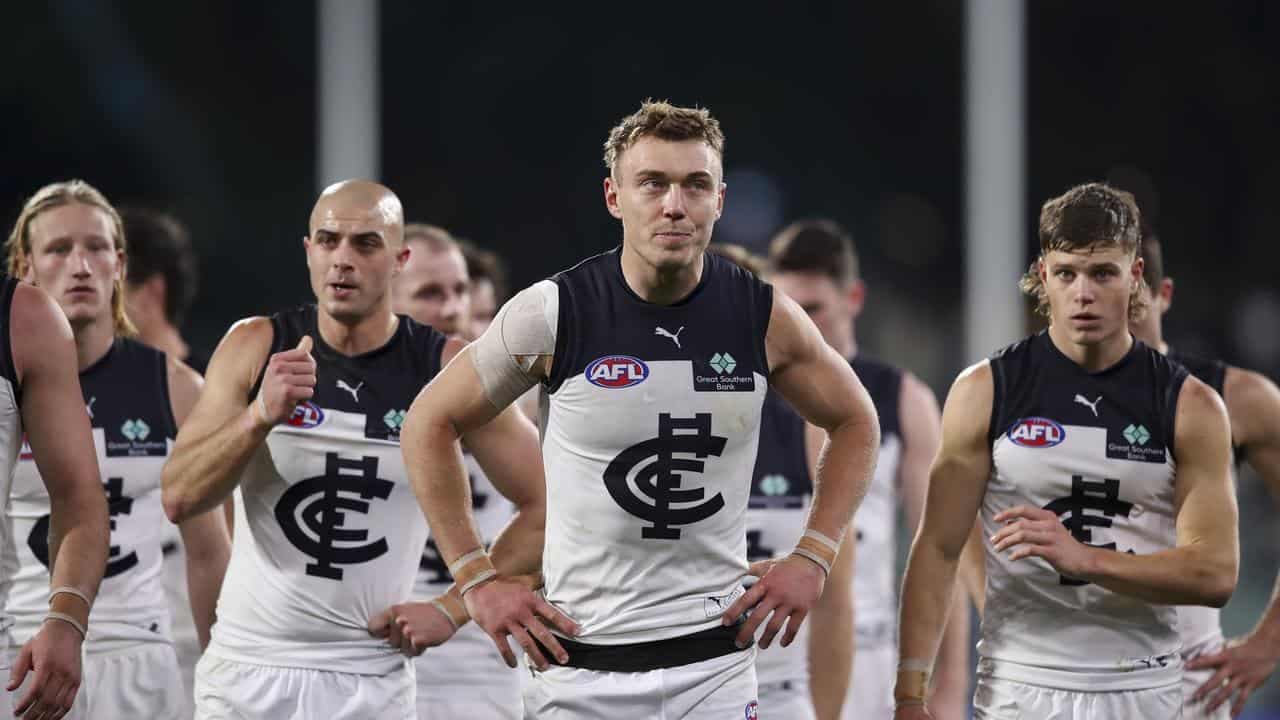'Sack the board': Carlton's HQ defaced after poor loss