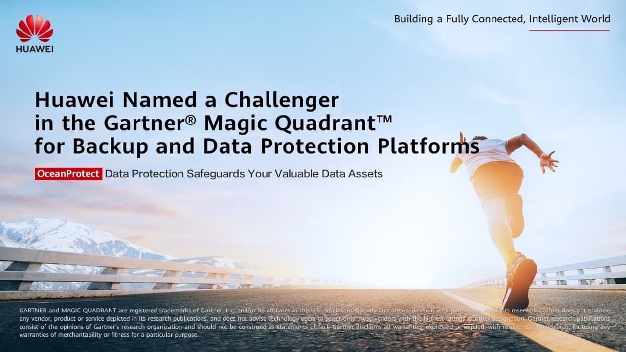 Huawei Named a Challenger in Gartner® Magic Quadrant™ for Backup and Data Protection Platforms
