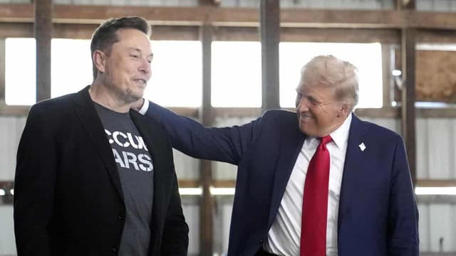 Trump escalates Musk feud with threat to Tesla support