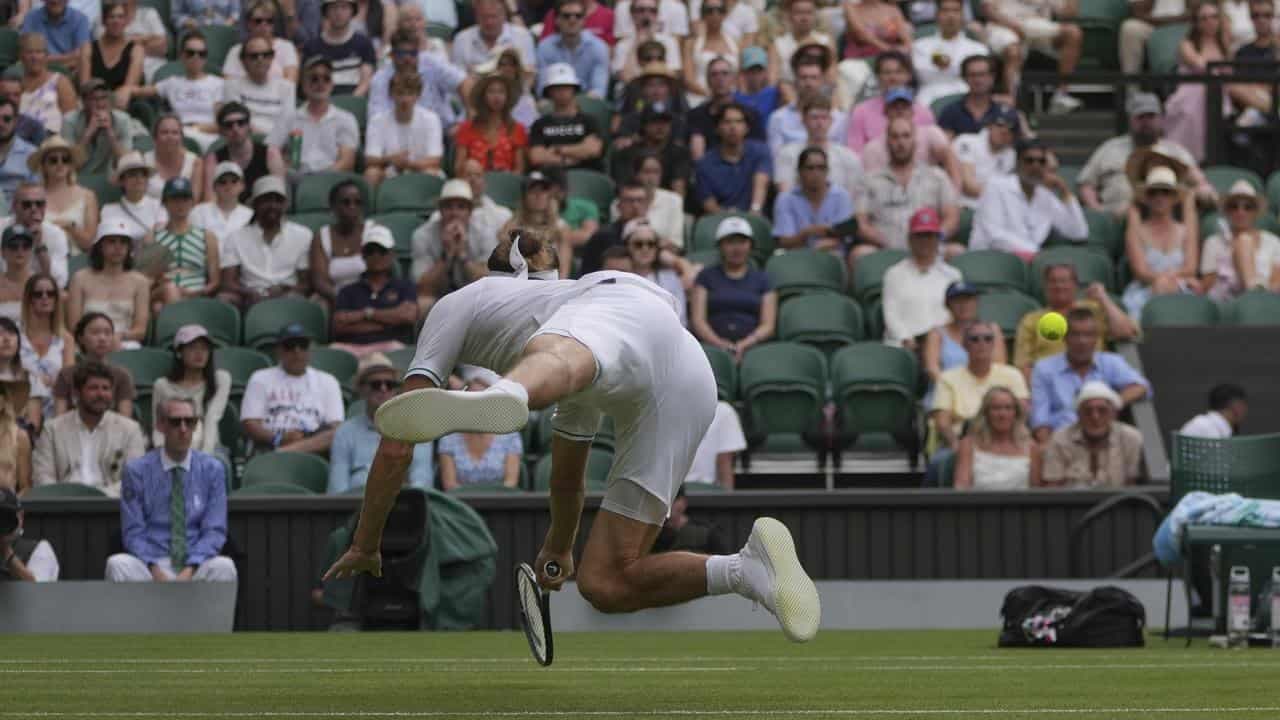 It's Wimble-done for world No.3, but Sinner sizzles