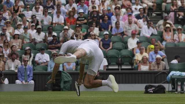 It's Wimble-done for world No.3, but Sinner sizzles