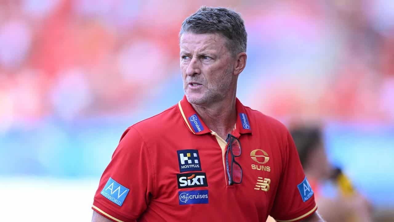 Suns coach savages AFL over late-season rule change