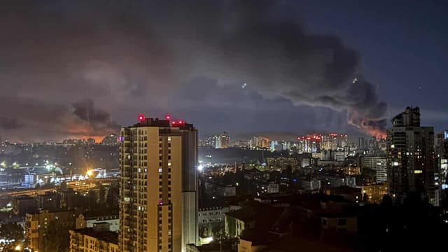 Russia pounds Kyiv with largest drone attack of the war