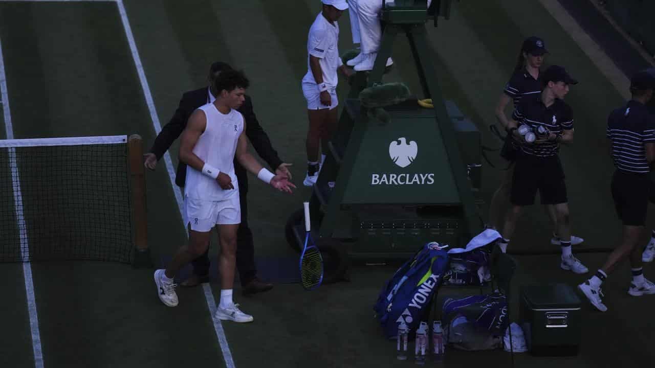 Saved by the dark: Rinky's great Wimbledon escape