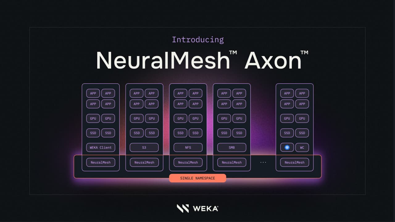 WEKA Debuts NeuralMesh Axon For Exascale AI Deployments