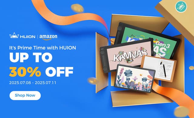 Art Never Melts: Huion's Prime Day 2025 Cool Creative Deals