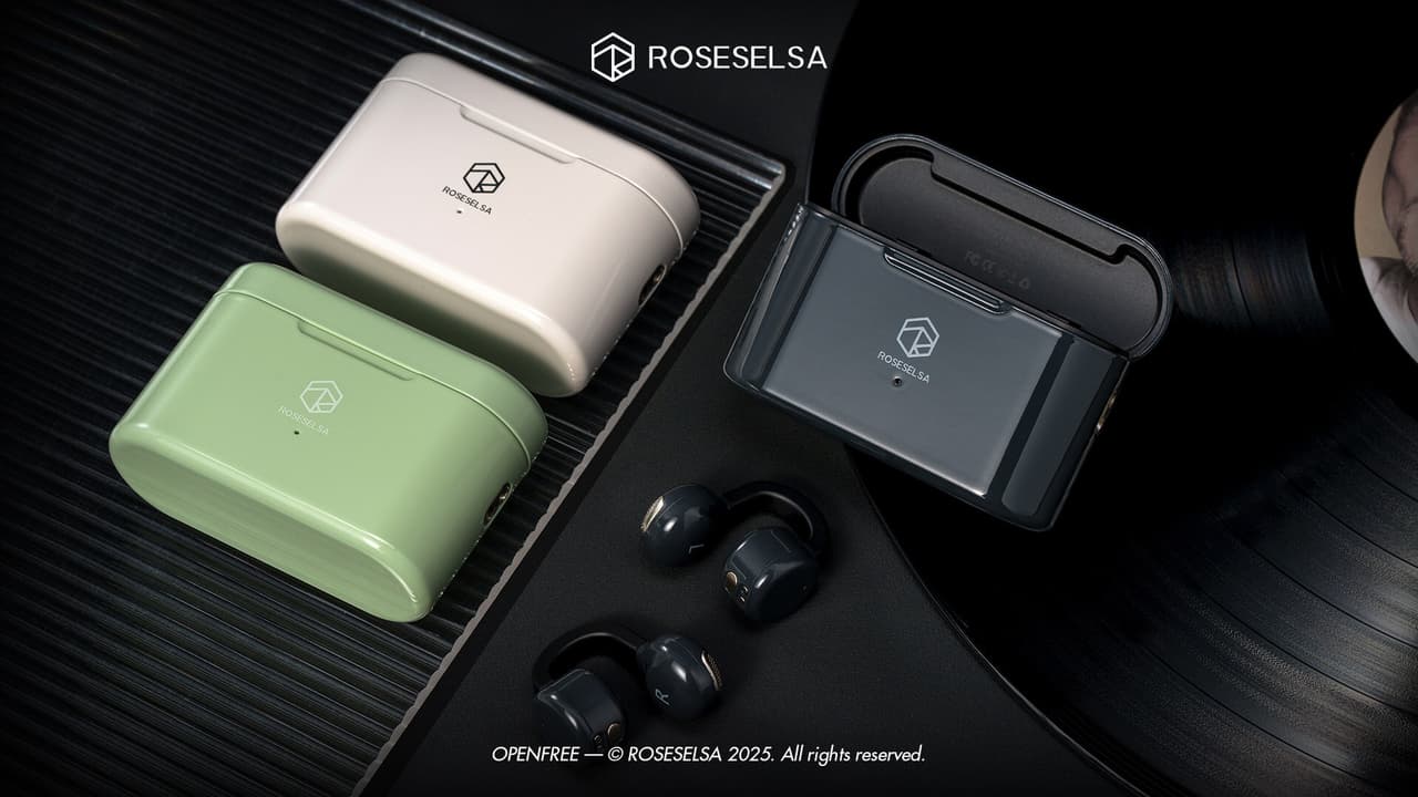 ROSESELSA, a Leading Chinese Hi-Fi Brand and East Asian Audio Equipment Pioneer, Launches Its Groundbreaking OPENFREE Clip-On Wireless Earbuds Globally