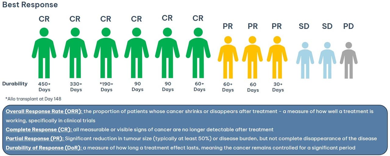 Imugene Announces Outstanding Response Rates from the Phase 1b Trial of the Azer-cel Allogeneic CAR T in 3L+ DLBCL