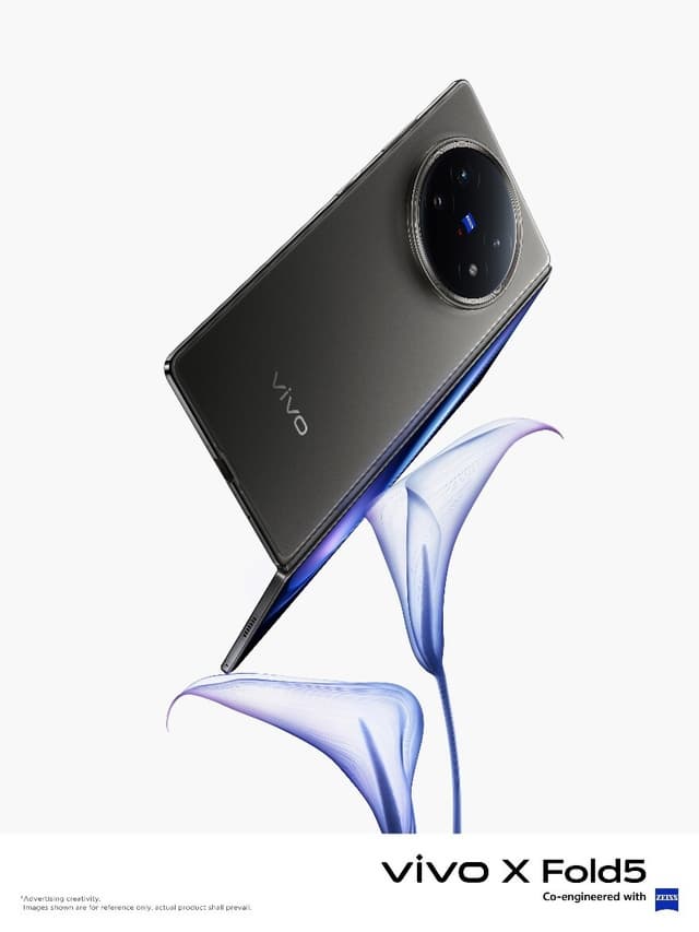 vivo X Fold5 Makes International Debut: Big Battery. Pro Camera. Ultra-Light Fold.