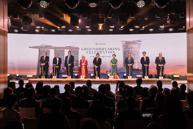 LAS VEGAS SANDS BREAKS GROUND ON NEW ULTRA-LUXURY DEVELOPMENT IN SINGAPORE