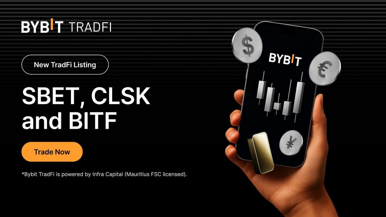 Bybit Lists SBET, CLSK and BITF, Bringing New TradFi Opportunities to Platform Users