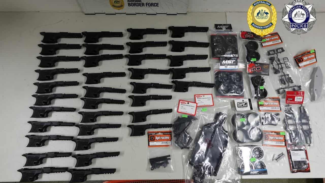 Man charged after 'significant' firearms parts bust