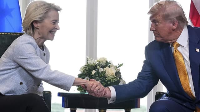 Trump agrees outline trade deal with EU's von der Leyen