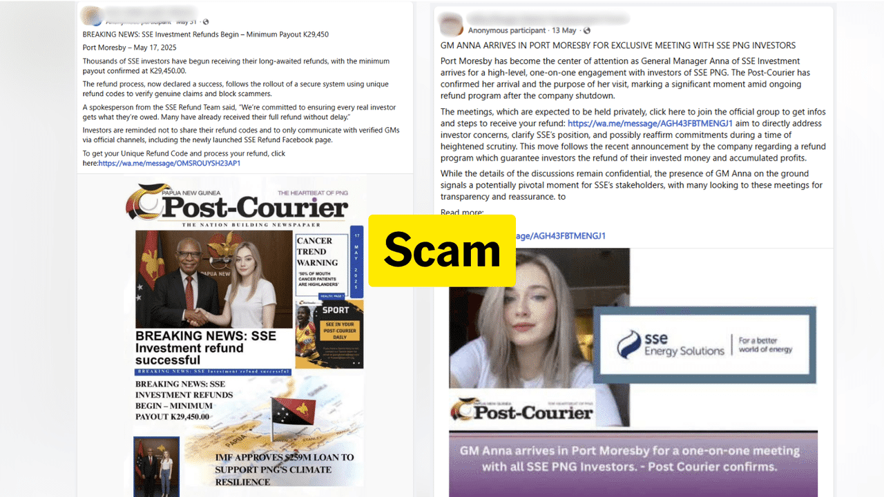 Fake PNG newspapers used to promote investor refund scam